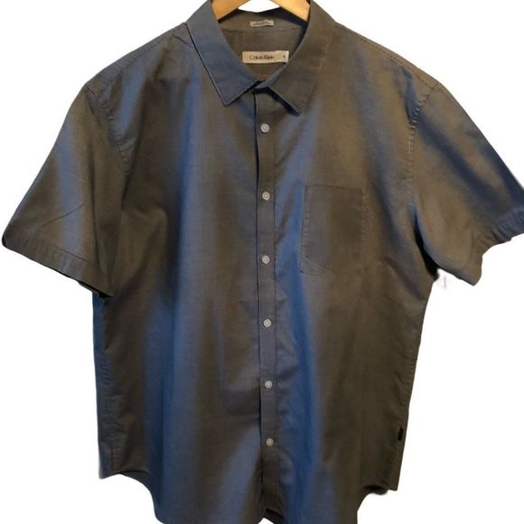 Calvin‎ Klein Houndstooth Check Shirt - Size XL - Picture 3 of 7